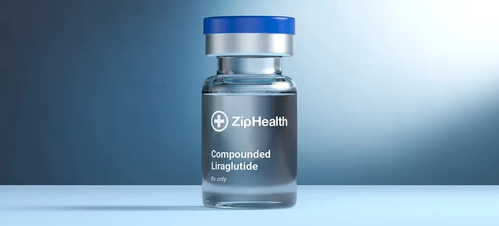 Compounded Liraglutide vial