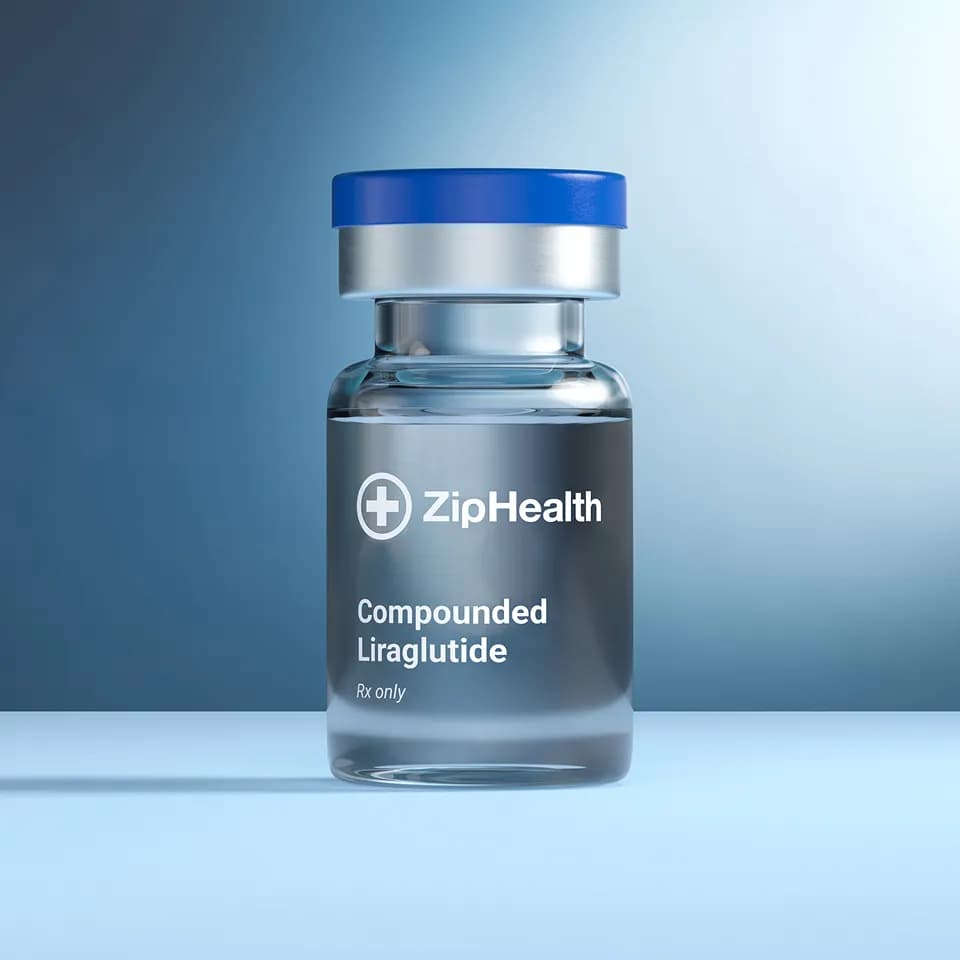 Compounded Liraglutide vial